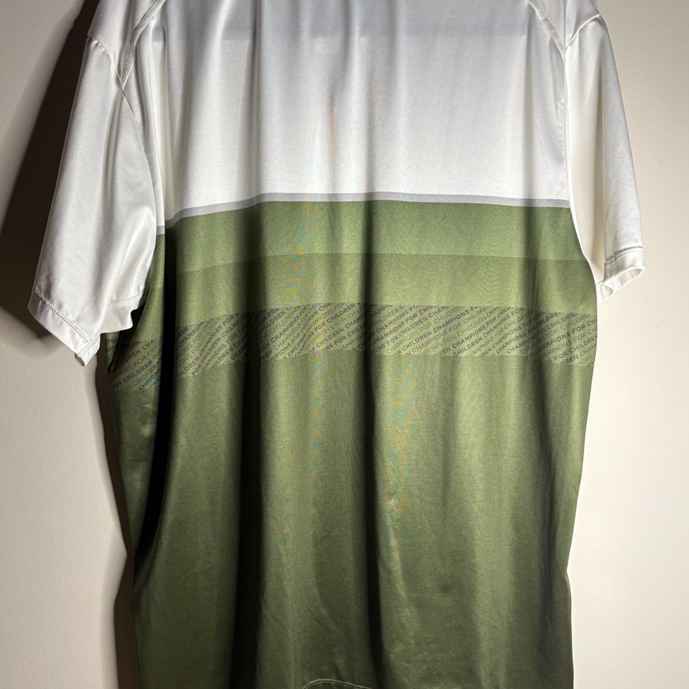 UNRL Men's Green and‎ White champion for children golf Shirt size XL - Picture 6 of 6